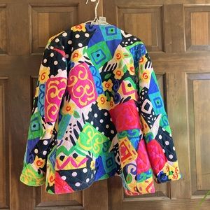 VINTAGE Adrienne Vittadini Sport blazer abstract